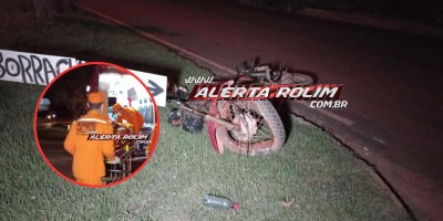 Colisão entre duas motos deixou dois feridos no bairro Cidade Alta em Rolim de Moura 