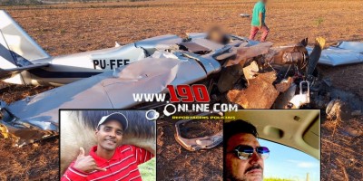 ATUALIZADA -  Pedreiro e Oficial de Justiça são as vítimas do acidente aéreo ocorrido na zona rural de Alta Floresta do Oeste