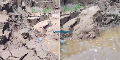 Barranco desmoronou  durante pescaria e deixou mortos em RO