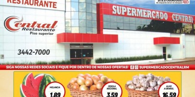 Promoção Supermercado Central, em Rolim de Moura 