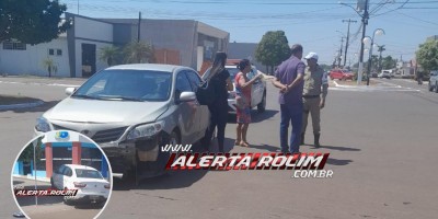 Em menos de 24 horas, outro acidente de trânsito foi registrado no mesmo cruzamento em Rolim de Moura