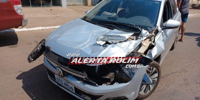 Segundo acidente do dia também foi colisão entre carro e caminhão em Rolim de Moura