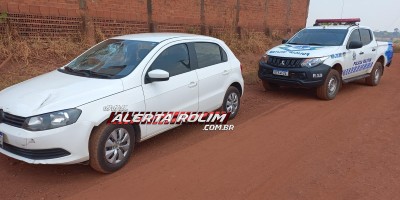 Segundo acidente do dia envolveu carro e moto e foi registrado no bairro Cidade Alta, em Rolim de Moura
