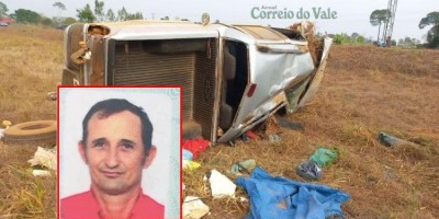 Colisão entre moto e caminhonete matou homem nesta manhã de sábado em São Miguel do Guaporé