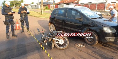 Polícia Militar registrou terceiro acidente de trânsito nesta sexta-feira em Rolim de Moura