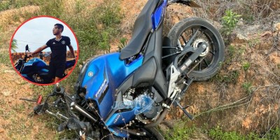 Motociclista de 22 anos morreu ao passar direto em curva na Linha 603, em Jaru