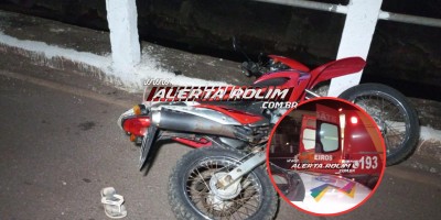 URGENTE - Motociclista morreu ao sofrer queda no Centro de Rolim de Moura