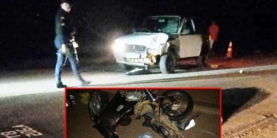 Idoso morreu em grave acidente próximo a Alvorada do Oeste 