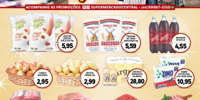Promoção Supermercado Central, em Rolim de Moura 
