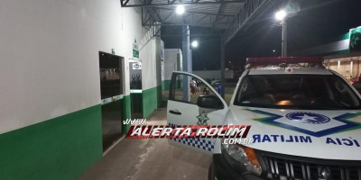 URGENTE - Homem foi baleado após ameaçar familiares e tentar investir com facão contra policiais militares em Rolim de Moura