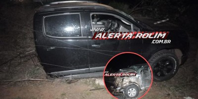 ATUALIZAÇÃO - Identificadas vítimas do grave acidente que deixou caminhonete partida ao meio nesta noite em Rolim de Moura