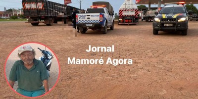 Idoso morreu esmagado por carreta em pátio de posto de combustível, em RO
