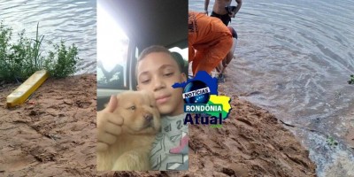 Menino de 11 anos morreu afogado no Rio Machado, em Ji-Paraná 