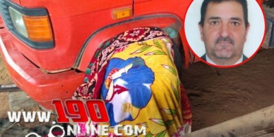 Homem morreu prensado enquanto realizava reparos em molas de caminhão na zona rural de Alta Floresta do Oeste