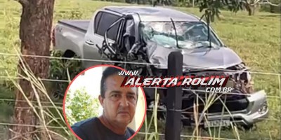 Morador de Rolim de Moura, Toninho Dentista, morreu após acidente com caminhonete em Nova Brasilândia do Oeste 