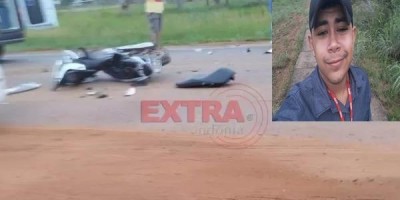 Funcionário de frigorífico morreu em acidente enquanto ia para o trabalho nesta manhã, em RO