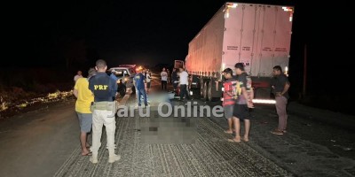 Motociclista morreu em colisão frontal com caminhão na BR 364, em RO