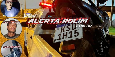 Após roubo de Biz, dois velhos conhecidos da polícia foram presos pela PM em Rolim de Moura; uma Yamaha Factor também foi recuperada