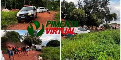Homem foi assassinado com facada no peito, em Pimenta Bueno