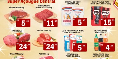 Promoção Supermercado Central, em Rolim de Moura 
