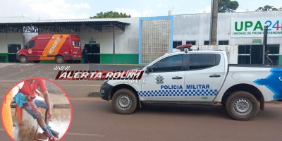 Homem sofreu tentativa de homicídio a golpes de machado em lavador de Rolim de Moura 