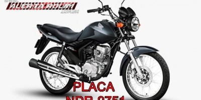 Moto foi furtada no Centro de Rolim de Moura durante a noite de domingo
