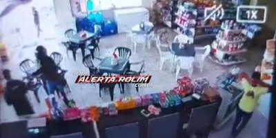 Em padaria, criminosos efetuaram segundo roubo nesta tarde em Rolim de Moura - Veja o vídeo