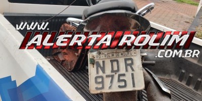 Através de denúncia, Polícia Militar recuperou Fan que foi furtada na noite de domingo no Centro de Rolim de Moura