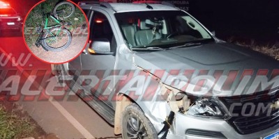 Homem sofreu grave ferimento na cabeça ao ser atropelado por caminhonete, em Rolim de Moura