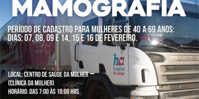 Carreta da mamografia em Rolim de Moura
