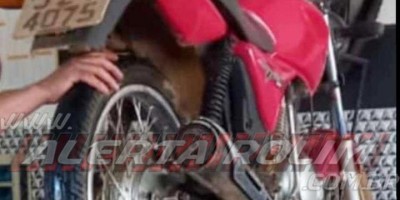 Moto foi furtada durante essa madrugada na linha P 70, em Alto Alegre dos Parecis