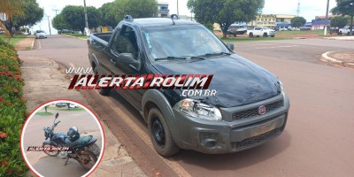PM registrou acidente que resultou em danos materiais nesta quarta-feira, em Rolim de Moura