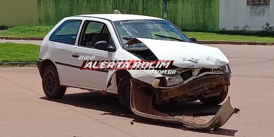 Mais um acidente de trânsito foi registrado nesta quarta-feira, em Rolim de Moura 
