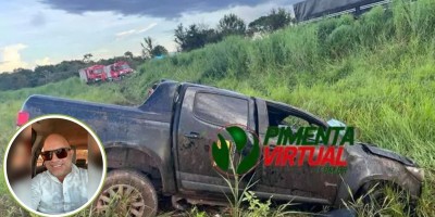 Empresário morreu após acidente na BR 364, em Pimenta Bueno