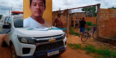 Pedreiro foi assassinado a tiros , em RO