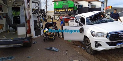 Vereador ficou preso às ferragens em grave acidente, em RO