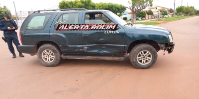 Acidente de trânsito envolvendo dois carros foi registrado nessa manhã, em Rolim de Moura 