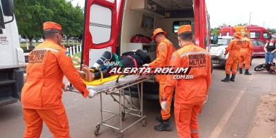 Terceiro acidente de trânsito do dia também deixou uma pessoa ferida, em Rolim de Moura