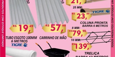 Promoção mês das mães do Rolão materiais para construção