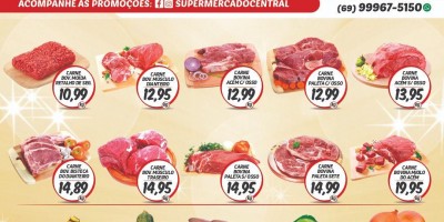 Promoção Supermercado Central, em Rolim de Moura 