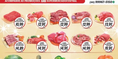 Promoção Supermercado Central, em Rolim de Moura 