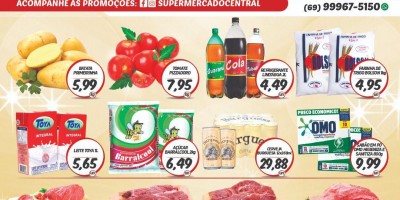 Promoção Supermercado Central, em Rolim de Moura 