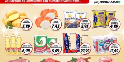Promoção Supermercado Central, em Rolim de Moura 