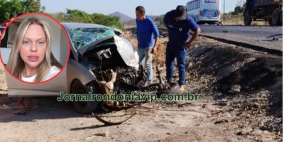 Jovem morreu em grave acidente na BR-421, em RO