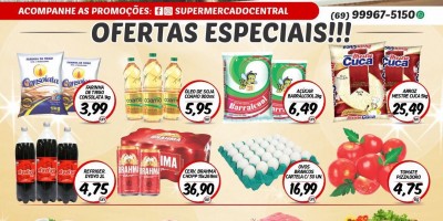 Promoção Supermercado Central, em Rolim de Moura 