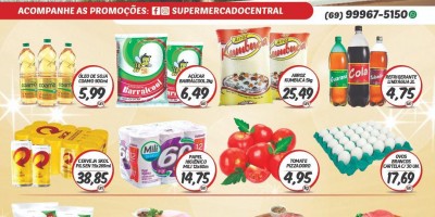 Promoção Supermercado Central, em Rolim de Moura 