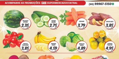 Promoção Supermercado Central, em Rolim de Moura 