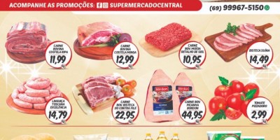 Promoção Supermercado Central, em Rolim de Moura 