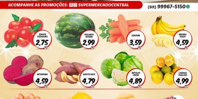 Promoção Supermercado Central, em Rolim de Moura 
