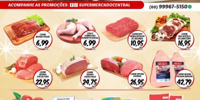 Promoção Supermercado Central, em Rolim de Moura 